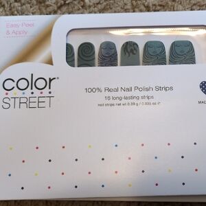 Raise Your Spirits Halloween Color Street Green And Purple Swirl Nail Strips
